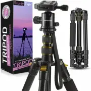 Sturdy Tiger 57” Ultra Compact and Lightweight Aluminum Tripod - 360° Panorama