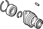 Front half shaft bearing Replace# 43045-64020 AUTO-MOHITO 1pack