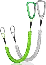 Hekodonk Flexible Anti-Lost Spring Coil Leash Cord Safety Ropes Retractable L...