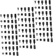 CANIGHT 180pcs Nylon Standoffs Screws Nuts Set for Motherboard Assembly Replacement Computer Screws Kit for Electronics Machinery Projects Versatile Standoffs Assortment