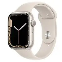 在飛比找樂天市場購物網優惠-Apple Watch S7(GPS)星光色鋁金屬錶殼配星光