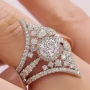 Shenylez Beautiful Zircon Ring Size 7