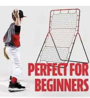 Franklin Sports Rebounder Net 55” 3-Way Baseball + Softball Pitchback Return NEW