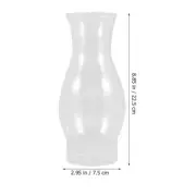 Oil Lamp Glass Lamp Shade Clear Kerosene Lamp Chimney Kerosene Lamp Cover