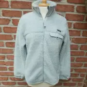 Columbia Womens XL Harborside II Heavy Weight Fleece F/Z Jacket. Cirrus Grey.