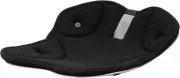 Ergonomic Office Seat Cushion,Long Sitting Tailbone Support Cushion -Black