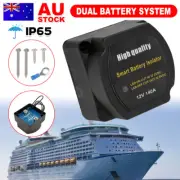 12V 140A Smart Dual Battery System Isolator Car Voltage Sensitive Relay VSR 1/4"
