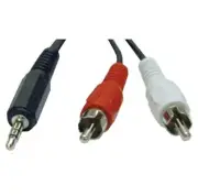 Tripp Lite P314-006 6 ft. 3.5mm Stereo to 2 RCA Audio Y-Splitter Adapter NEW