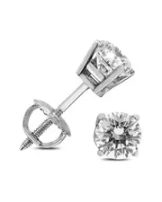 14K 1.22 ct. tw. Diamond Earrings