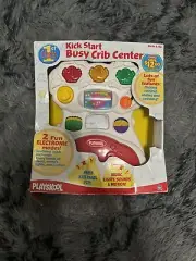 Playskool Vintage 2000 Kick Start Busy Crib Center NIB