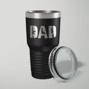 DAD 2nd Amendment 2A Laser Engraved Tumbler - 30oz