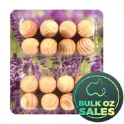 Mothballs Cedar Moth repellent Lavender scented Bulk 24 Packets = 384 Balls BOS