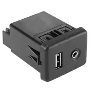For Opel A Audio Auxiliary Aux Usb Charging Port Module Socket 13599456 Black