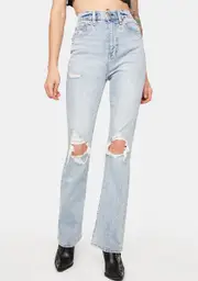 [Daze] Just Kissed Go-Getter High Rise Flare Jeans