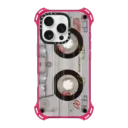 iPhone 16 Pro Bounce Case MagSafe Compatible Cassette Transparent