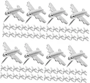 jojofuny 4sets Airplane Pushpins Cute Metal Thumb Tacks for Bulletin Boards Cork Boards and Maps Sturdy Push Pins for Photos Notes and Important Papers 24pcs*4