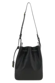 SAINT LAURENT Large Leather Bucket Bag