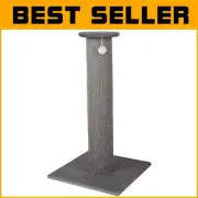 Modern Gray Sisal Cat Scratching Post for Adult Cats – Convenient & Safe