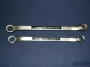 TRW 2Pc. Large Fractional 12 Pt. Double Box End Offset Wrench Set