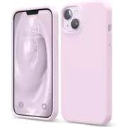 Silicone Phone Case For iPhone 13 Shockproof Microfiber Lining - Lilac
