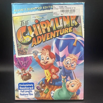 THE CHIPMUNK ADVENTURE Alvin's Diamond Edition DVD 1987 + Special Features NEW