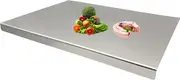 Stainless Steel Large Cutting Board for Kitchen Counter, 60x50cm Chopping Mat for Meat, Fruits, Vegetables, Bread, Baking and More, Kitchen Essential Gadgets