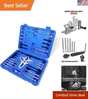 Heavy-Duty 46pcs Harmonic Balancer and Pulley Puller Set with Carrying Case