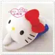 小花花日本精品♥Hello Kitty 絨毛 捲線器 耳機 集線器 捲線器 收線器 藍衣趴姿 99932909