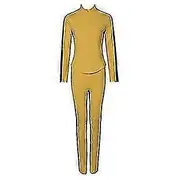 Kill Bill Cos Costume Bride Kill Bill Yellow Suit Cosplay Halloween Costume High Quality S