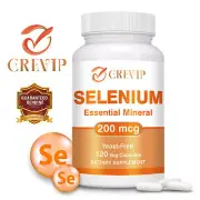Selenium Capsules 200mcg - Immune System Support, Thyroid Gland & Heart Health