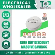 CLIPSAL Photoelectric Interconnected Smoke Alarm 240V With 9V Battery 755PSMA4