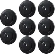 Everfit 80kg Barbell Weight Plates Standard Home Gym Press Fitness Exercise