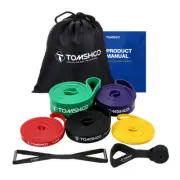 5 Packs Pull Assist Bands Set Loop Bands Exercise Stretch Bands O8O7