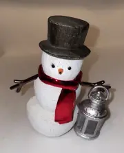 NWT Bath & Body Works SNOWFLAKES SNOWMAN Lantern Wallflowers Plug-In NIGHT LIGHT