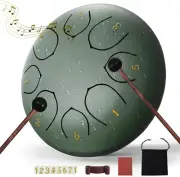 Rain Drum for Outside,6" & 8 Notes, Waterproof, Drum Bag, Music Book, Drum Malle