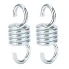 2Pcs 7mm Heavy Duty Hammock Spring Hooks Extension Spring For Swing Chair HO