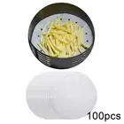 Fryer Liner Liners Cucina Steamer Papers for Cooking