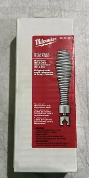 Milwaukee 48-53-3811 Drop Head Bulb Auger 5/8" Sectional Cable
