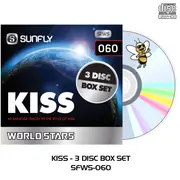 Kiss 3 Disc Box Set - Sunfly Karaoke World Stars - CD+G