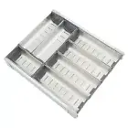 Bella Drawer Organiser Stainless Steel Cutlery Utensil Holder Tray - Adjustable