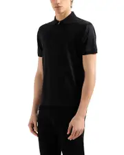 Emporio Armani Lyocell Cotton Blend Polo