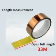 Single-sided Golden Finger Brown High Temperature Tape 0.5-6cm*33M KAPTON TAPE