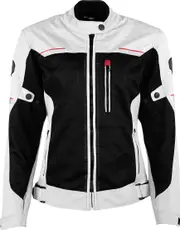 Rusty Stitches Lynn, textile jacket women , color: Light Grey/Black , size: 40