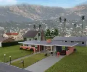 Walthers Cornerstone HO Scale Building/Structure Kit Mid Century Modern Home