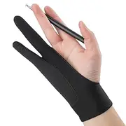 Drawing Gloves - Two-Finger Artist Glove | Glove for Drawing Tablet | Anti-Touch Artist Gloves | Art Gloves | Breathable Painting Gloves for Sketching Painting | Glove for Graphics Drawing Tablet