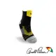 【Arnold Palmer】全方位立體壓縮運動襪-黃(運動襪/高強度運動/跑步/打球/羽球)