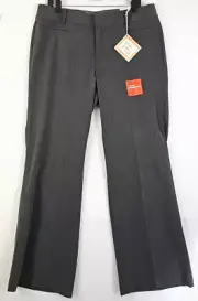 Dockers ~Woman Size 16P Medium~ Gray Trouser Leg Truly Slimming Khaki Pants NWT.