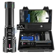 Flashlights High Lumens Rechargeable, 1000000 Lumens XHM90.2 Super Bright Fla...