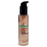 mCaffeine Coffee Body Shimmer - Hyaluronic Acid by mCaffeine for Unisex - 3.5...