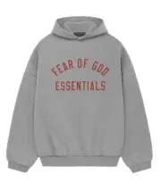 Fear of God Essentials Fleece Hoodie (FW24) "Dark Heather"